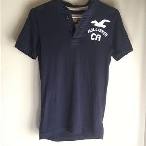 BOGO* Hollister T-Shirt for Men Dark Blue V-Neck